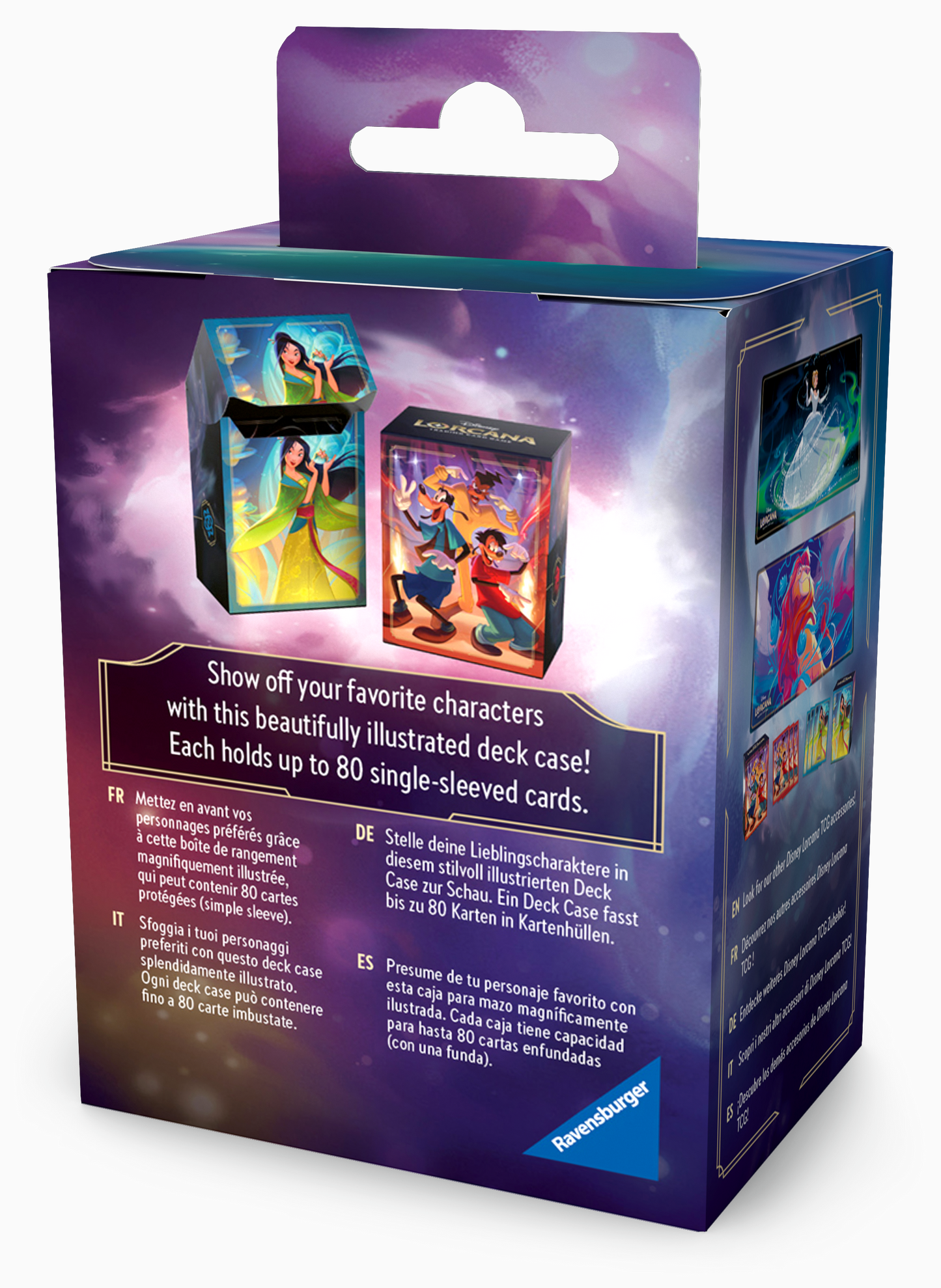 Disney Lorcana - Fabled 80 Card Deckbox: Goof Troop