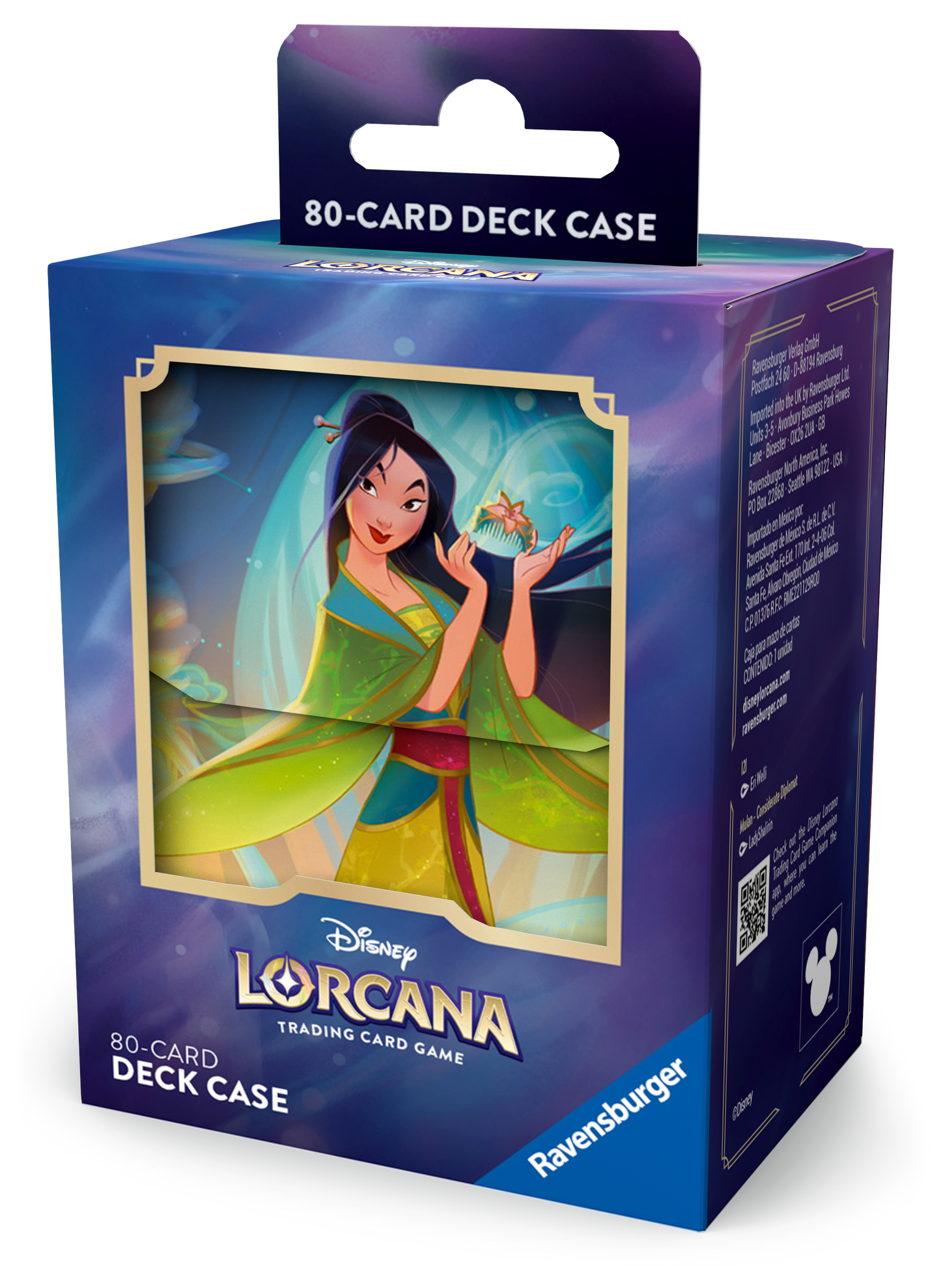 Disney Lorcana - Fabled 80 Card Deckbox: Mulan