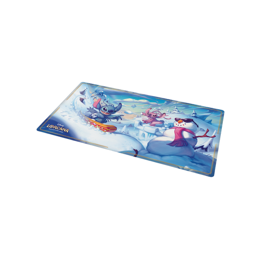 Disney Lorcana - Hyperia City Playmat: Stitch Snowboarding