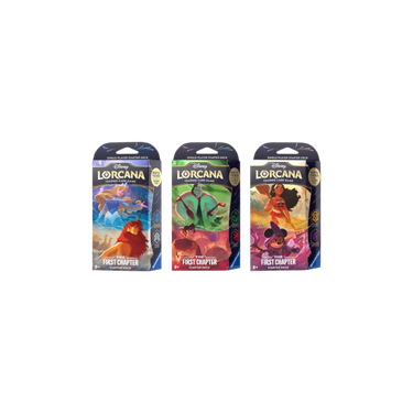 Disney Lorcana - The First Chapter Starter Deck (set van 3 inclusief 3 boosters)