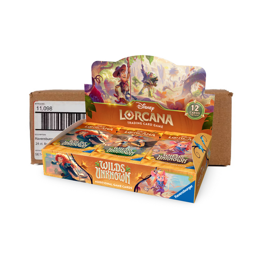 Disney Lorcana Wilds Unknown Sealed Case (4x Boosterbox)
