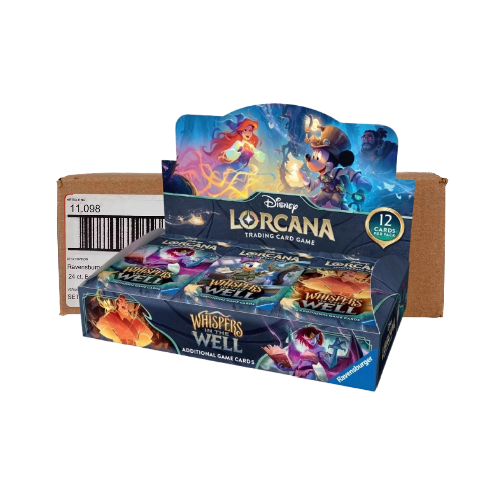 whispers in the well booster box case Disney Lorcana Wilds Unknown Sealed kopen Certificate number:97720682 Explore the enchanting world Trick Or Trade Pokemon 2025 SV11W White