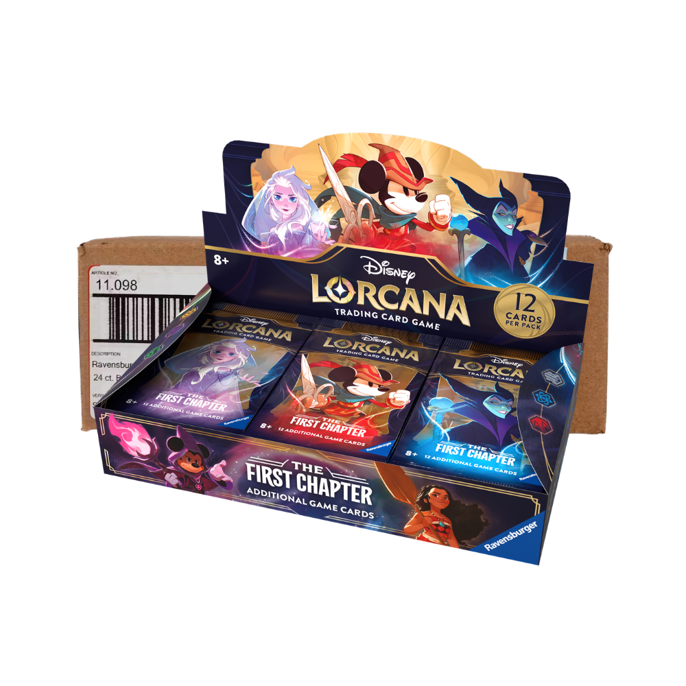 Disney Lorcana – The First Chapter (2nd Print) Sealed Case (4x Boosterbox)