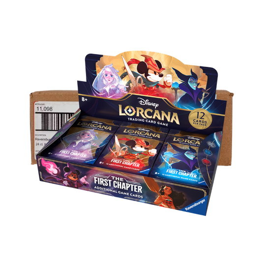 Disney Lorcana – The First Chapter (2nd Print) Sealed Case (4x Boosterbox)