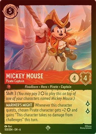 Mickey Mouse - Pirate Captain Foil