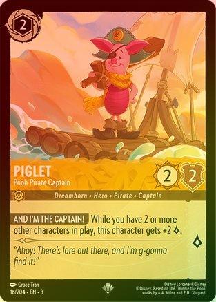 Piglet - Pooh Pirate Captain Foil