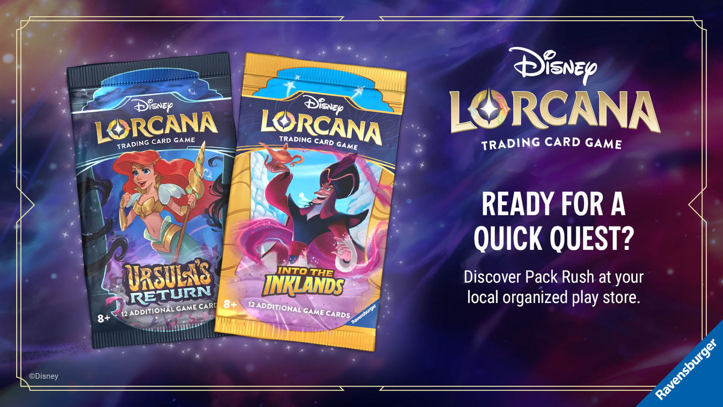 Disney Lorcana Pack Rush Evenement 2 Mei 2025