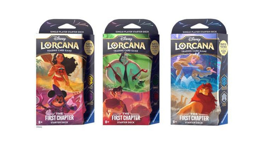 Disney Lorcana: The First Chapter Starter Deck (Set of 3)