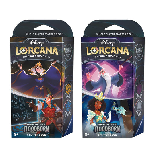 Disney Lorcana: Rise of the Floodborn Starter Deck (Set of 2)