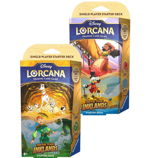 Disney Lorcana: Into the Inklands Starter Deck (Set of 2)