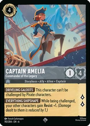 Captain Amelia - Commander of the Legacy 