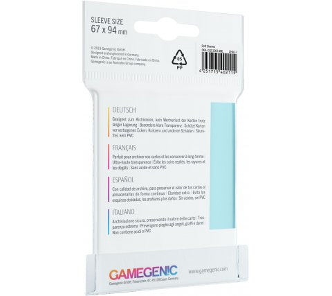 Gamegenic Soft Sleeves (100 stuks)
