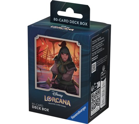 Disney Lorcana Rise of the Floodborn 80 Card Deckbox: Mulan
