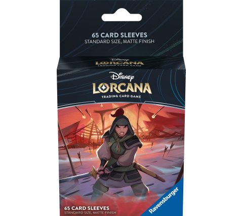 Disney Lorcana Rise of the Floodborn Card Sleeves: Mulan (65 stuks)