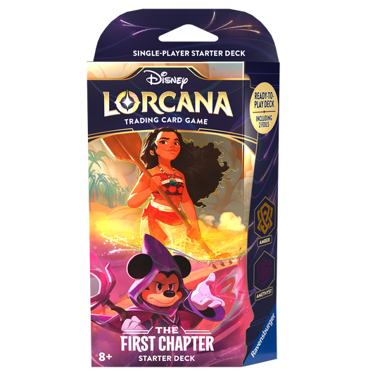 Disney Lorcana The First Chapter Starter Deck: Sorcerer Mickey & Moana (inclusief booster)