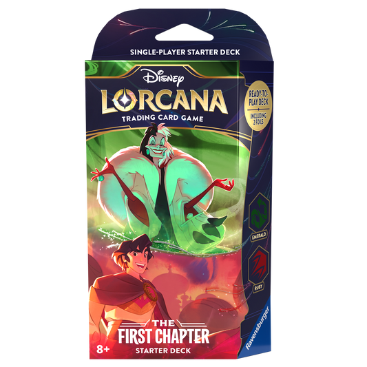 Disney Lorcana The First Chapter Starter Deck: Cruella de Vil & Aladdin (inclusief booster)