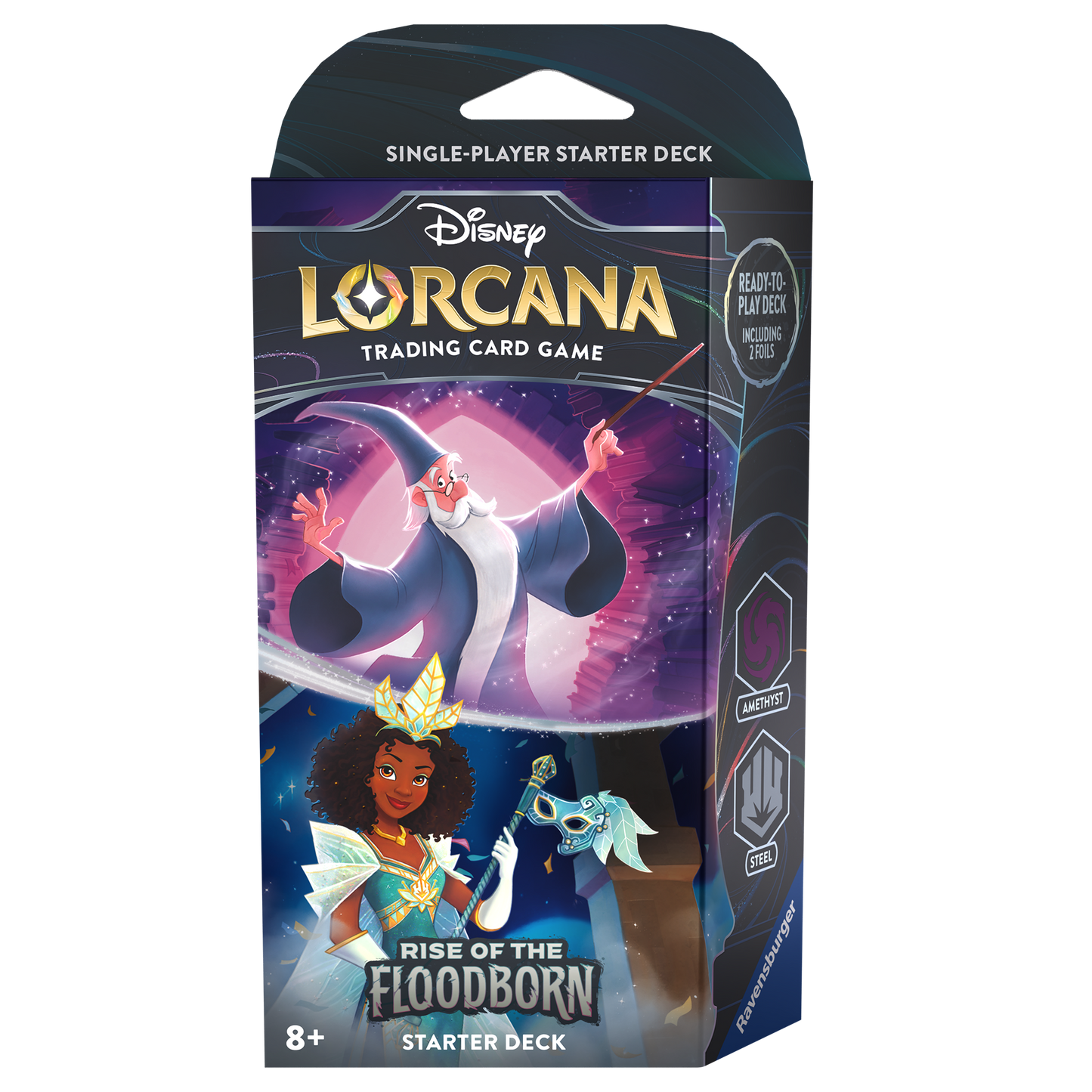 Disney Lorcana Rise of the Floodborn Starter Deck: Merlin & Tiana (inclusief booster)