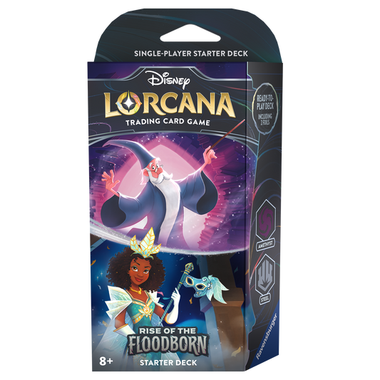 Disney Lorcana Rise of the Floodborn Starter Deck: Merlin & Tiana (inclusief booster)