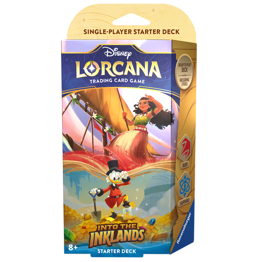Disney Lorcana Into the Inklands Starter Deck: Moana & Scrooge McDuck (inclusief booster)