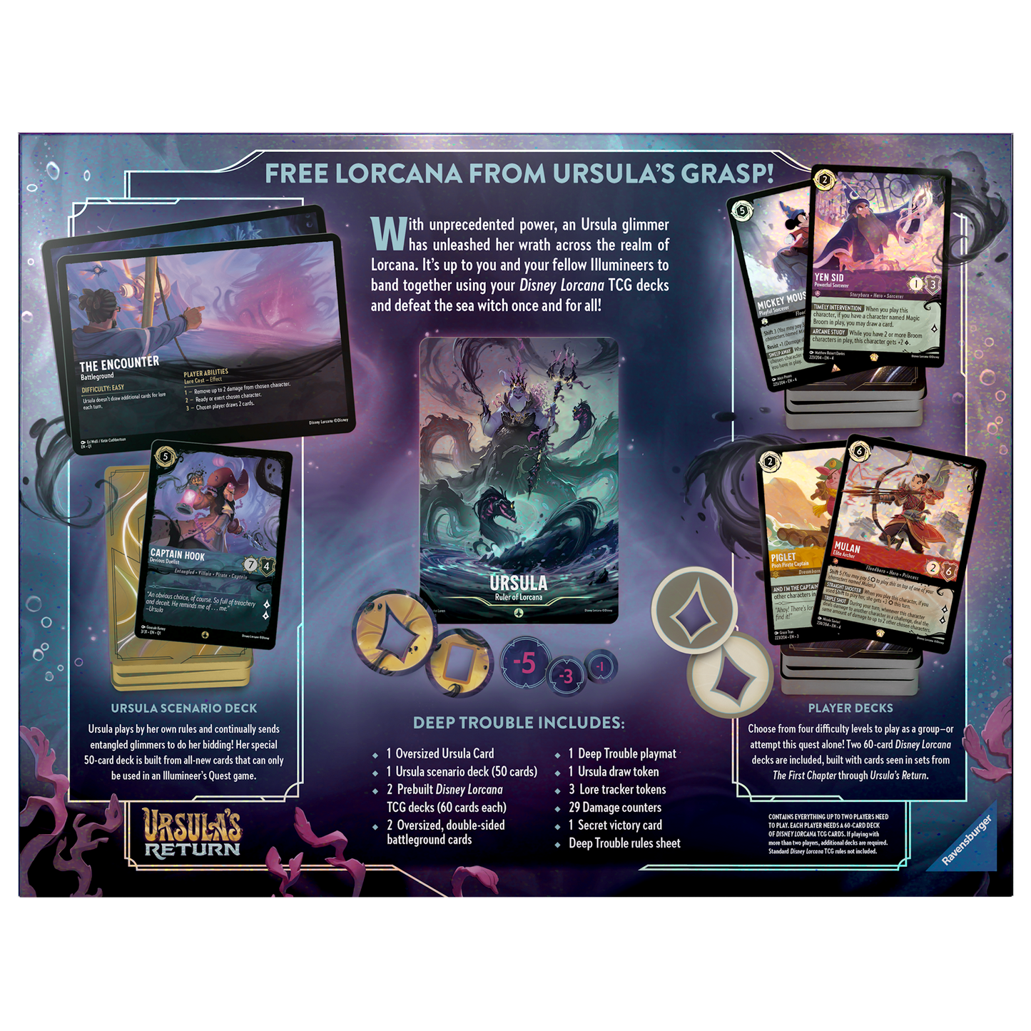Disney Lorcana Ursula's Return Illumineer's Quest: Deep Trouble