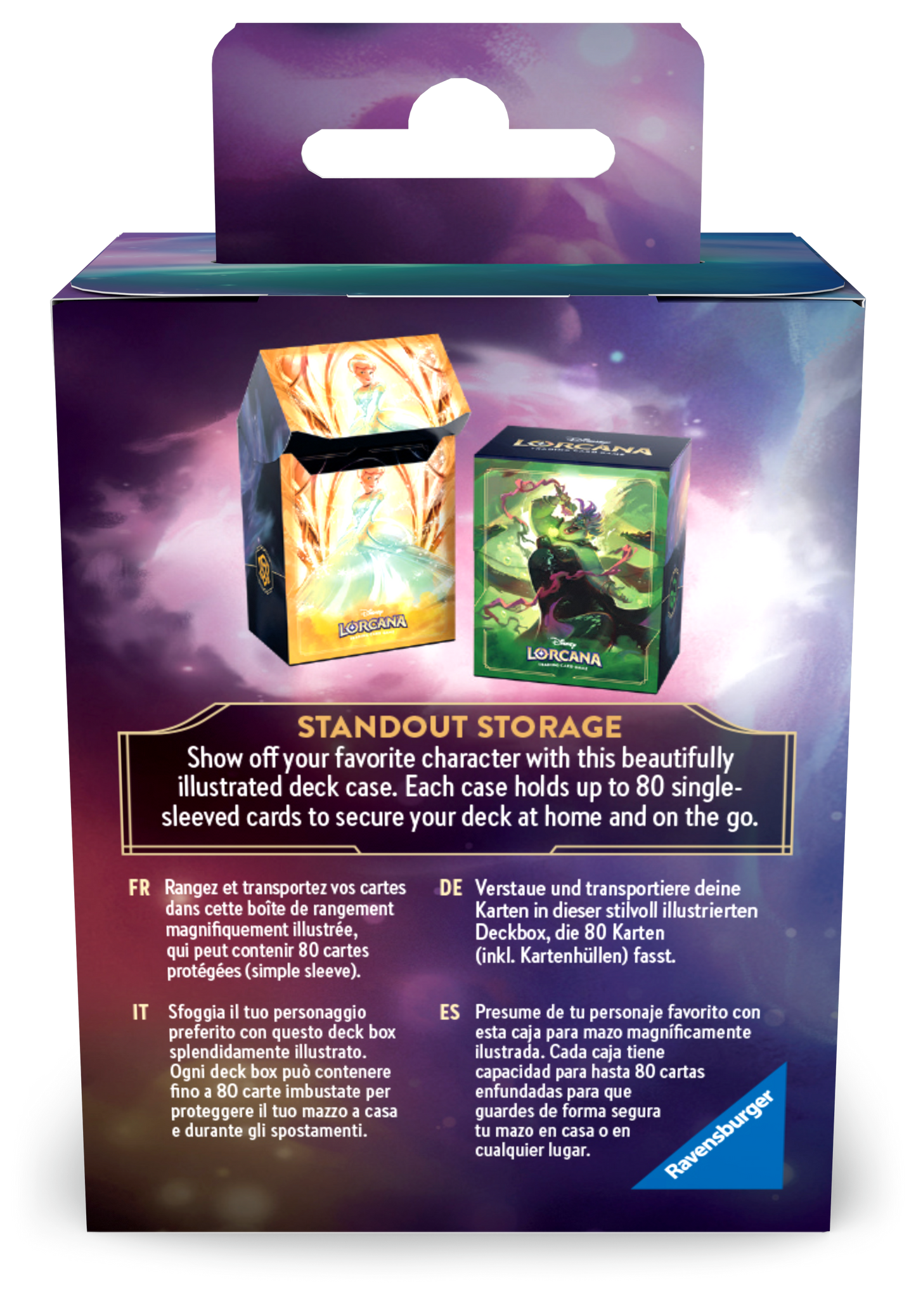 Disney Lorcana Archazia’s Island 80 Card Deckbox: Cinderella