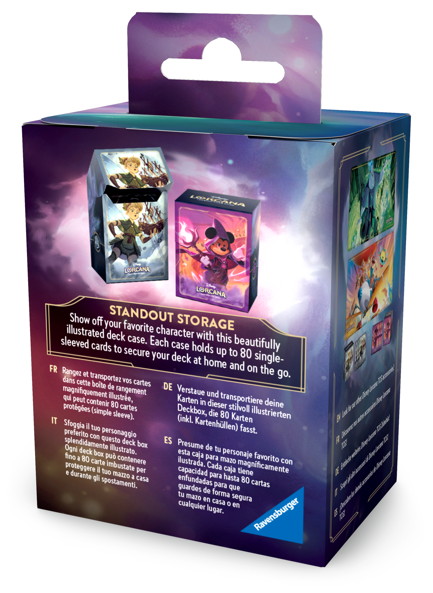 Disney Lorcana - Reign of Jafar 80 Card Deckbox: Tinkerbell