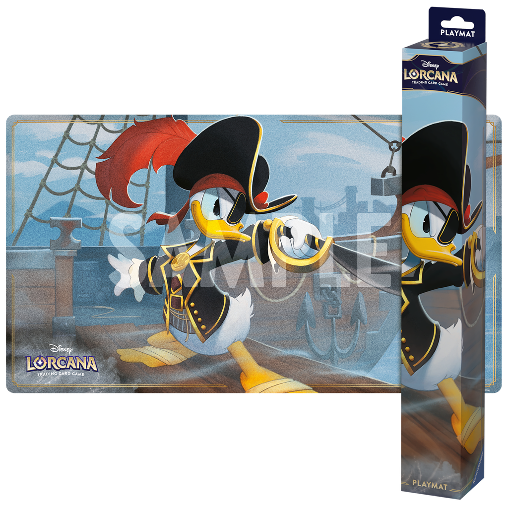 Disney Lorcana  Azurite Sea  Playmat: Donald Duck Buccaneer