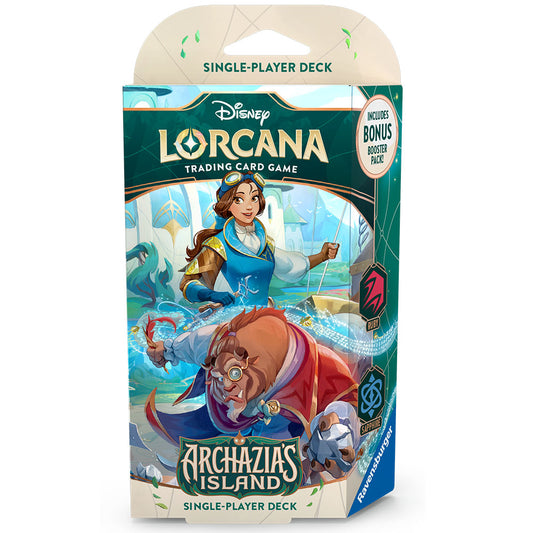 Disney Lorcana Archazia’s Island Starter Deck: Belle & Beast (Inclusief Booster)