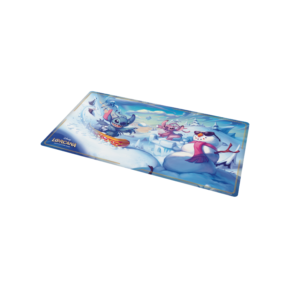 Disney Lorcana - Hyperia City Playmat: Stitch Snowboarding