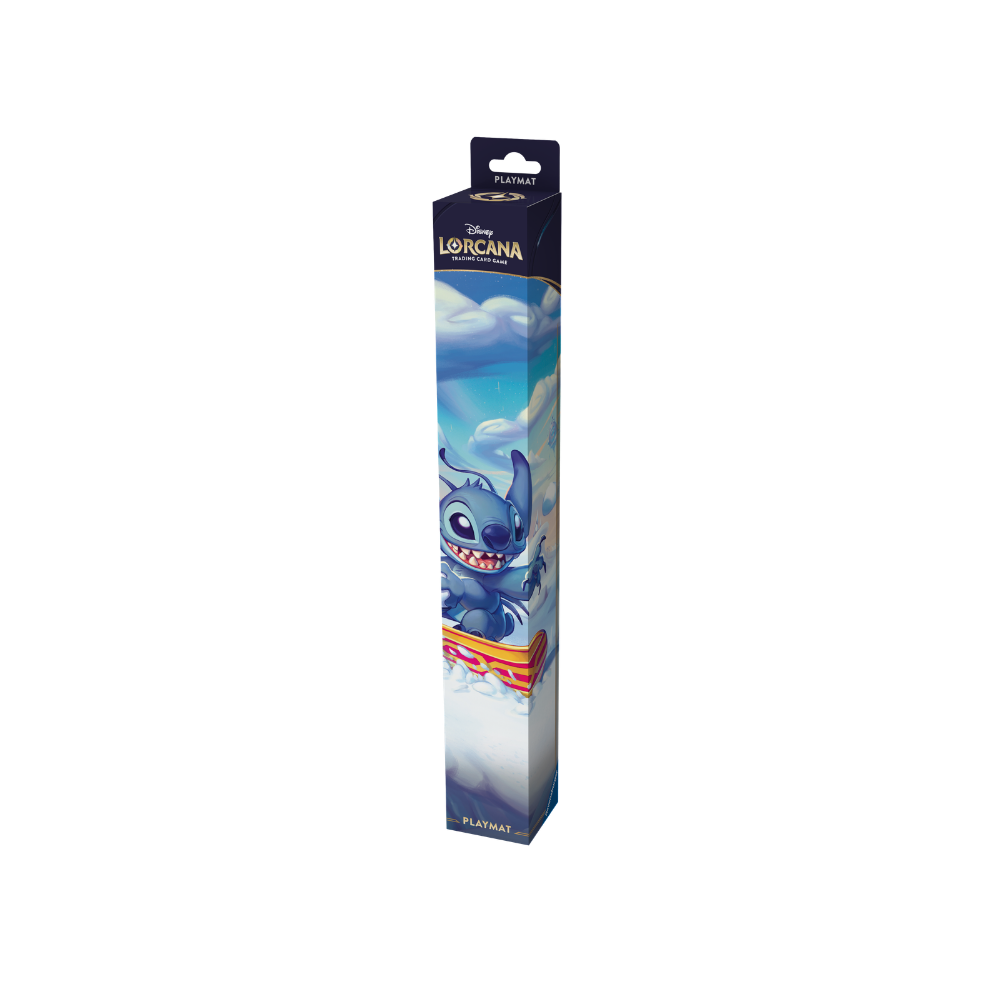Disney Lorcana - Hyperia City Playmat: Stitch Snowboarding