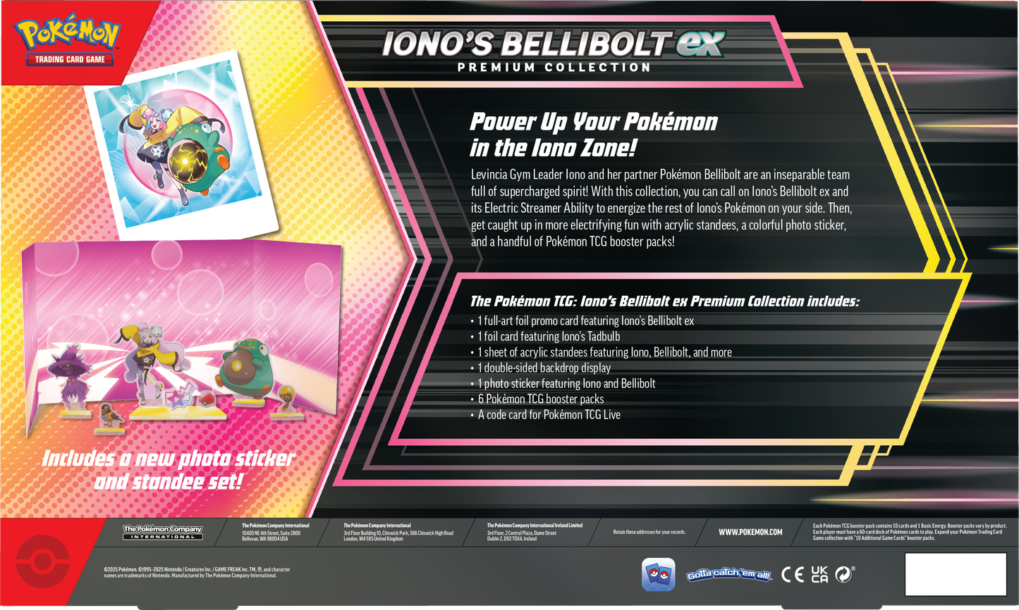 Pokémon TCG Iono's Bellibolt ex Premium Collection