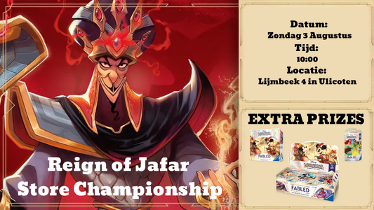 Disney Lorcana - Reign of Jafar Set Championship 3 Augustus 2025 10:00AM