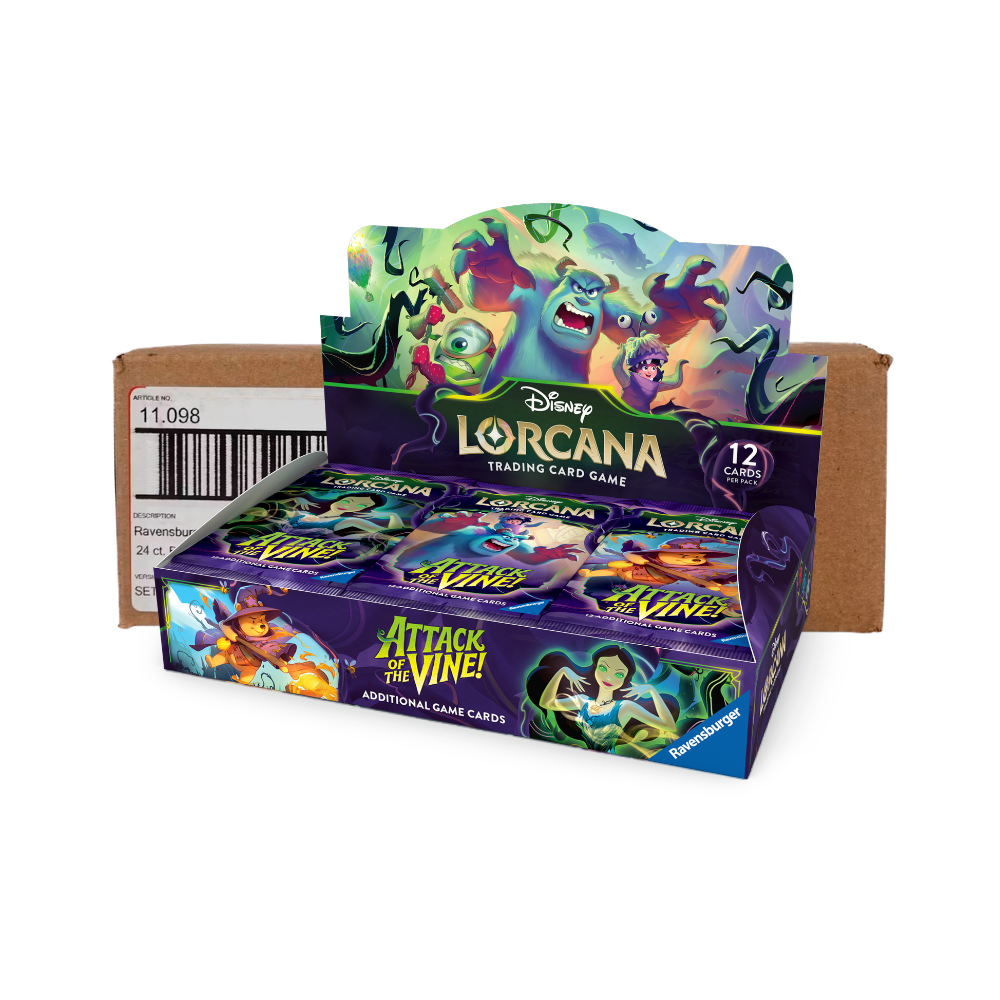Disney Lorcana Attack of the Vine! Sealed Case (4x Boosterbox)