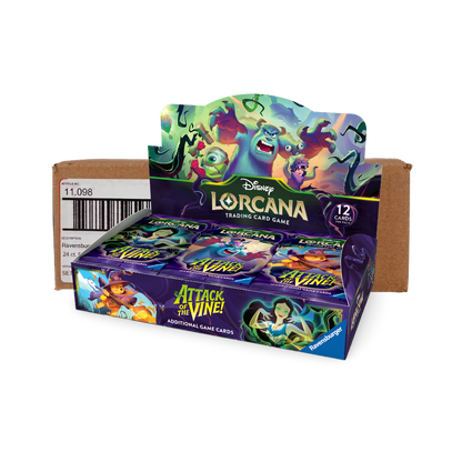 Disney Lorcana Attack of the Vine! Sealed Case (4x Boosterbox)