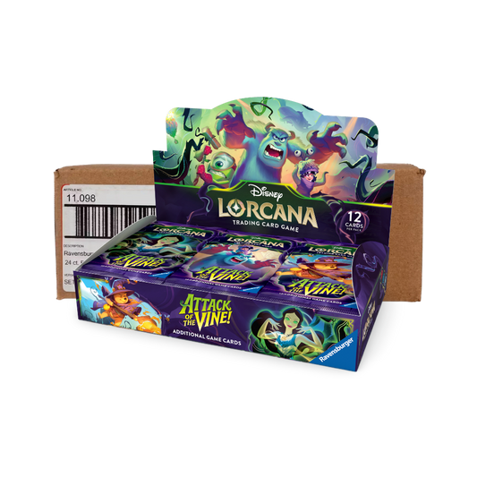 Disney Lorcana Attack of the Vine! Sealed Case (4x Boosterbox)