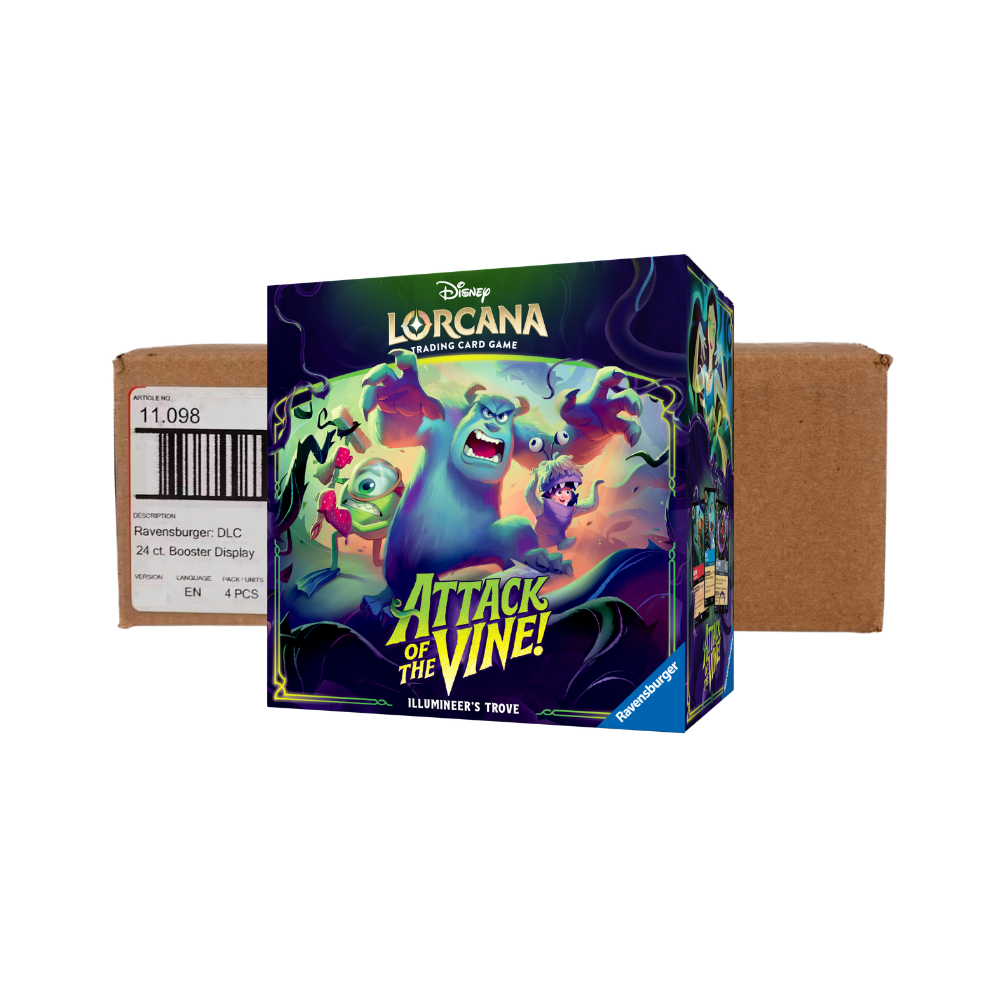 Disney Lorcana Attack of the Vine! Sealed Trove Case (4x Trove)