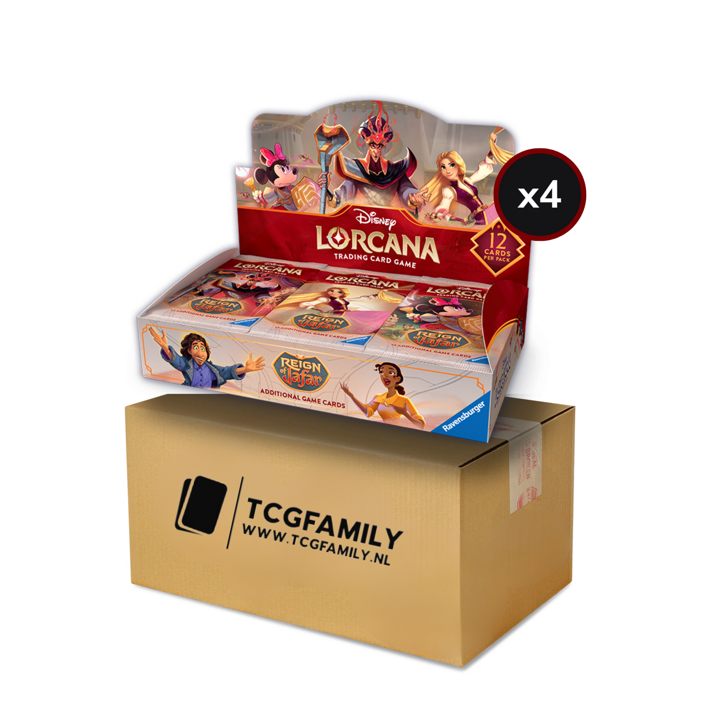 Disney Lorcana Reign of Jafar Boosterbox Case