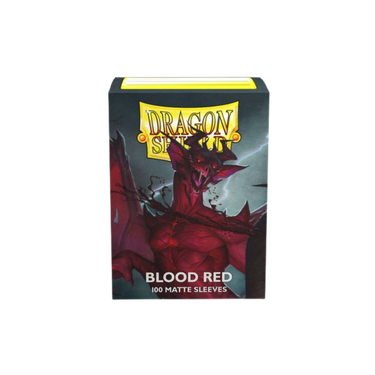 Dragon Shield Sleeves Matte Blood Red (100 stuks)