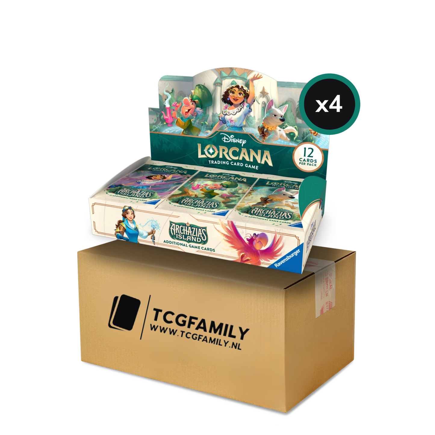Disney Lorcana Shimmering Skies Boosterbox Case (4x Booster Box) 
