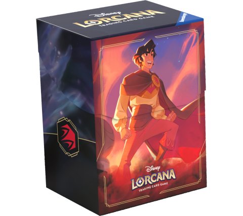Disney Lorcana Shimmering Skies 80 Card Deckbox: Aladdin