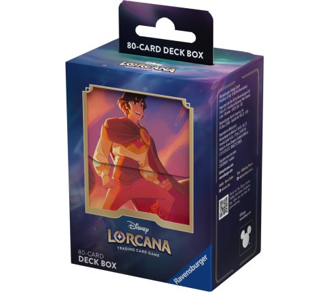 Disney Lorcana Shimmering Skies 80 Card Deckbox: Aladdin