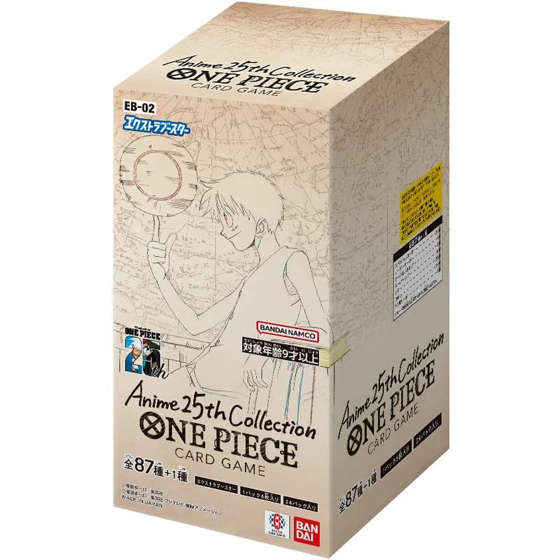 One Piece Card Game - Anime 25th Collection Booster Display (EB02) - Japans