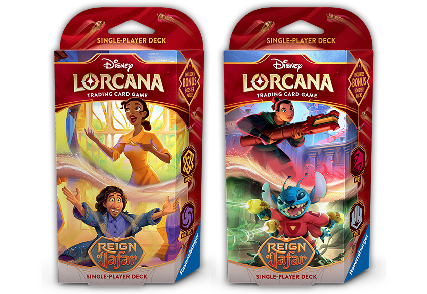 Disney Lorcana Azurite Sea Starter Deck: Go Go Tomago &amp; Gadget Hackwrench (includes booster)