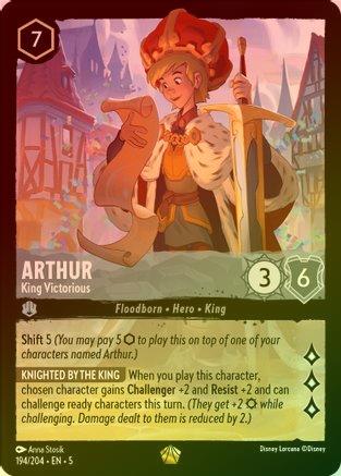 Arthur - King Victorious Foil