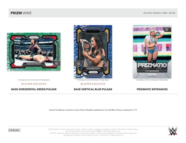 Panini Prizm WWE Wrestling Blaster Box 2024