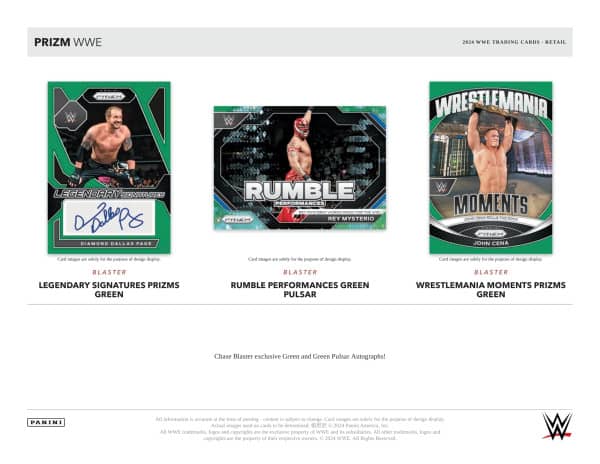 Panini Prizm WWE Wrestling Blaster Box 2024