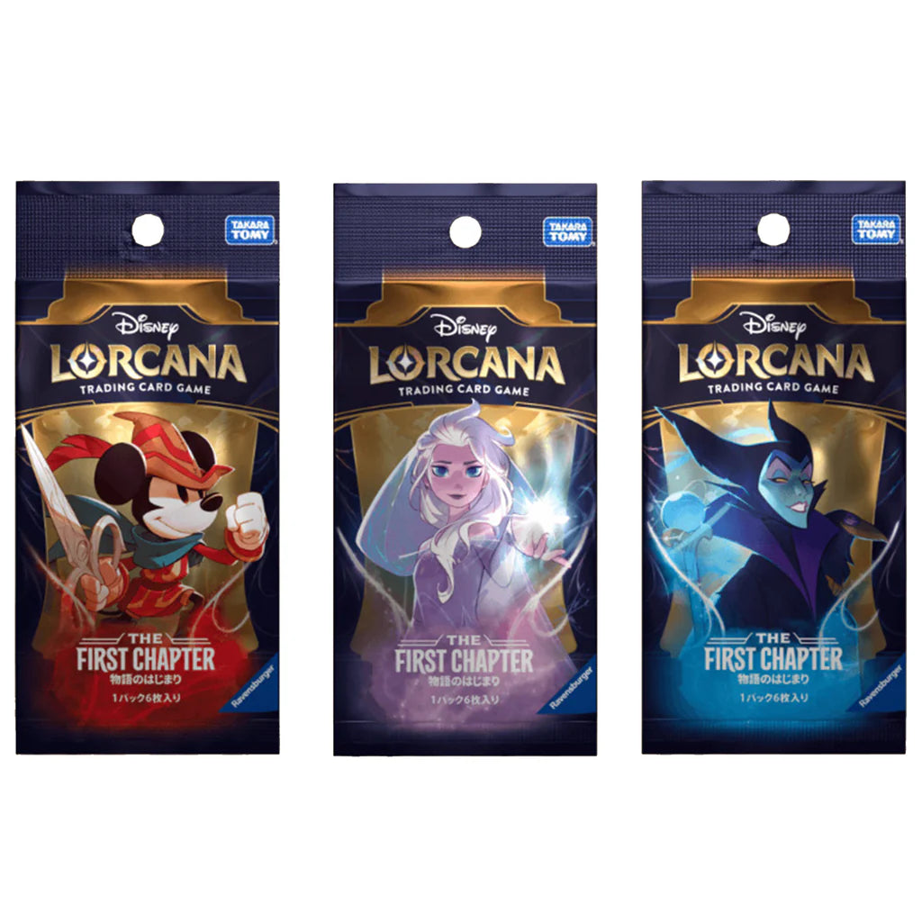 Disney Lorcana The First Chapter Booster Pack Japans