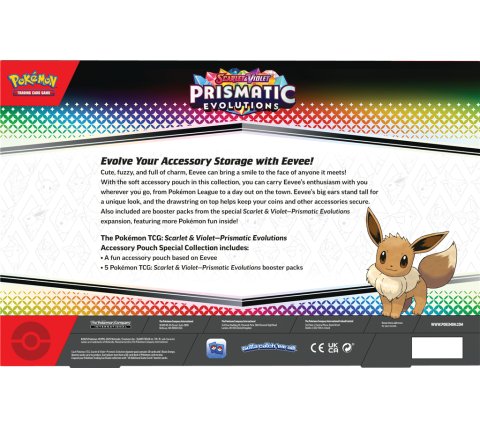 Pokemon - Scarlet & Violet Prismatic Evolutions Accessory Pouch Special Collection