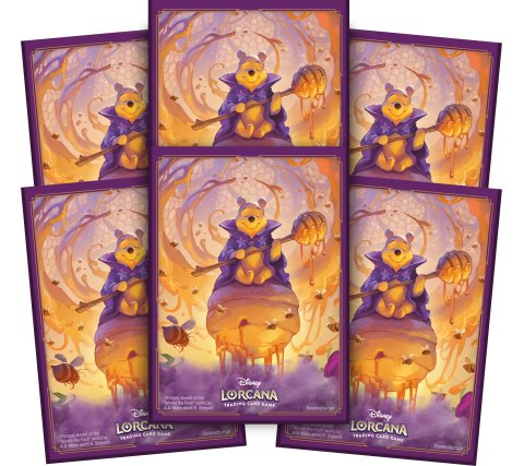Disney Lorcana Azurite Sea Card Sleeves: Winnie the Pooh (65 stuks)