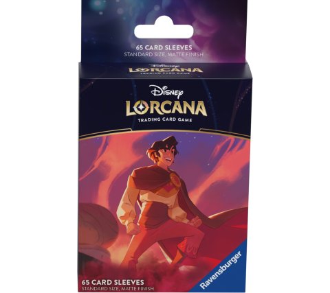 Disney Lorcana Shimmering Skies Card Sleeves: Aladdin (65 stuks)